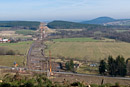 15.03.2008 Blick von Süden über die Trasse