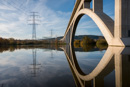 1.11.2014 Ilmtalbrücke und Hochspannungsleitung