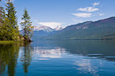 schöne Spiegelung auf dem Clearwater Lake