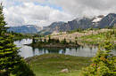 erster Blick auf Rock Isle Lake