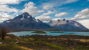 Lago Pehoe und das Paine-Massiv