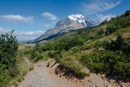 rechts die Spitzen der Torres del Paine