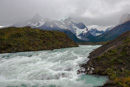 Rio Paine und dahinter Valle Francés