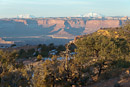 Blick zu Henry Mountains