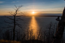 Sonnenuntergang am Lake Butte Overlook