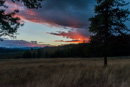 Sonnenuntergang am Daly Creek Camp