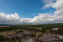 Artists Paint Pots, Wolkenlücke an veregnetem Tag