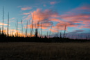 Sonnenuntergang am Monument Camp