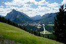 Banff von der Mt. Norquay Road