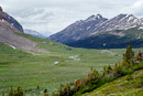 Blick zum Jonas Pass von Jonas Shoulder