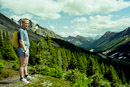 Chris am Ptarmigan Cirque Loop Trail