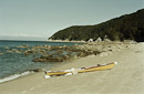 Kajak am Strand