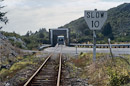 einspurige Brücke für Eisenbahn- und Straßenverkehr