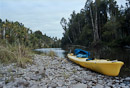 Pause am Okarito River