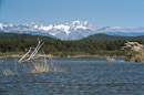 Okarito Lagune und Mt. Cook