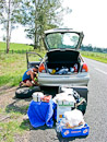 Radwechsel kurz hinter Tenderfield