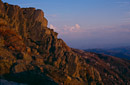 Felsen an The Horn in der Abendsonne