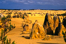 Pinnacles in der Morgensonne