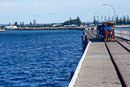 Busselton Jetty zwei Kilometer lang mit Kleinbahn